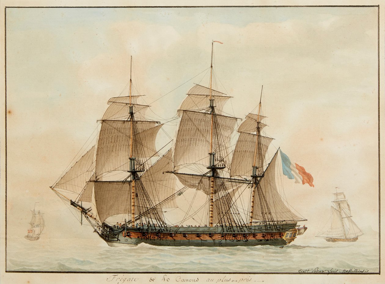 Fregate amp; 40 Canons au plus . pres - Antoine Roux