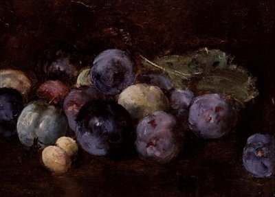 Nature morte de prunes - Antoine Vollon