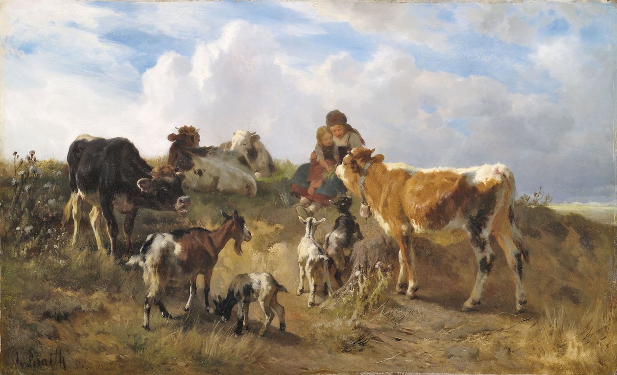 Idylle pastorale - Anton Braith
