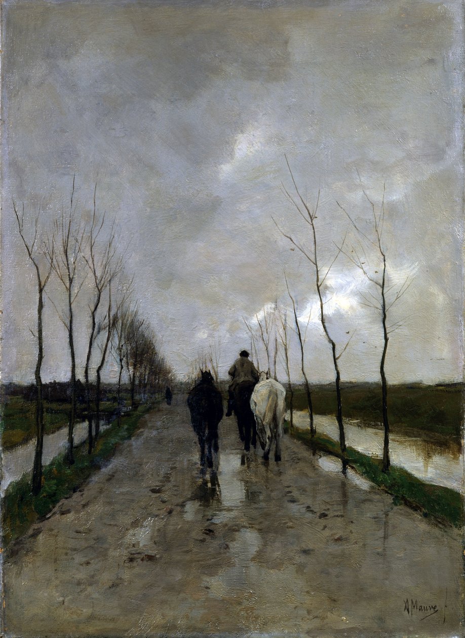 Une route hollandaise - Anton Mauve