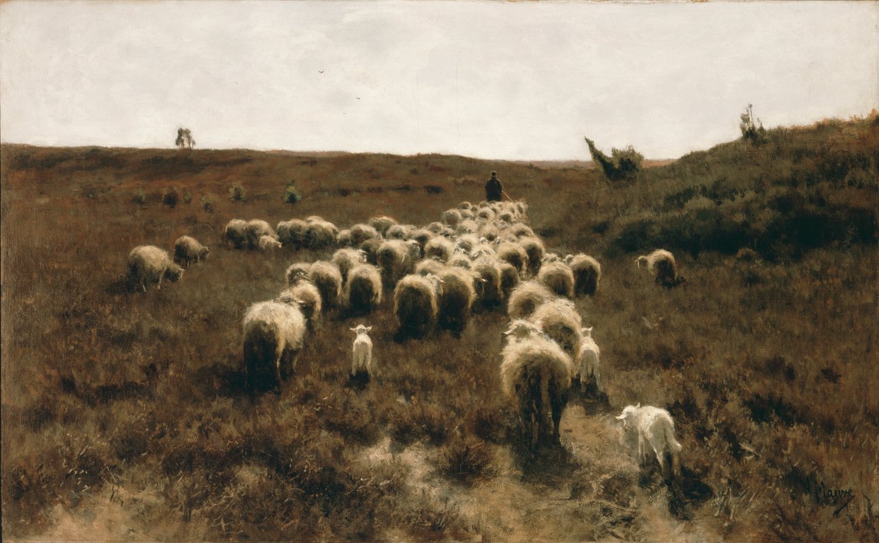 Le retour du troupeau, Laren - Anton Mauve
