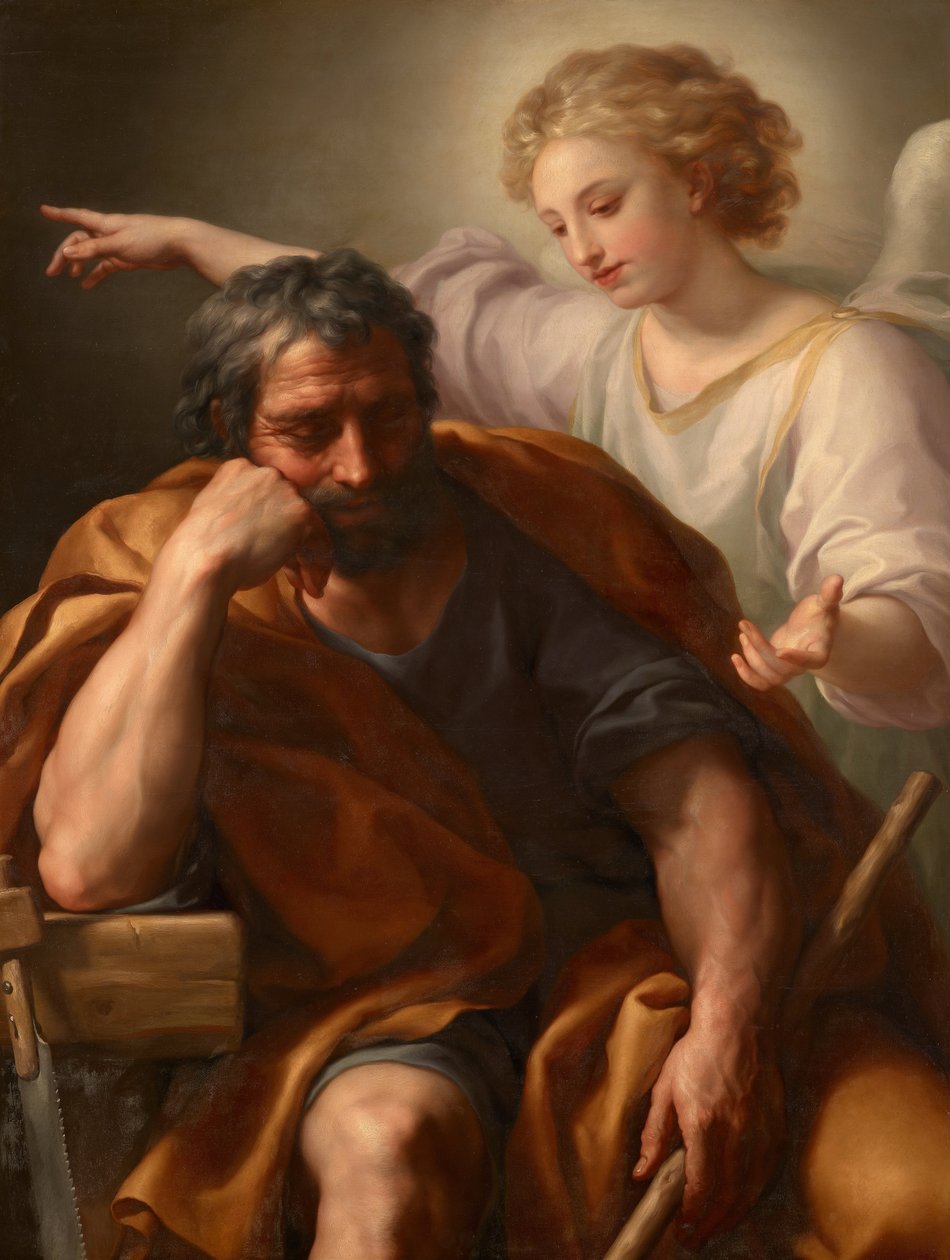 Le rêve de Saint Joseph - Anton Raphael Mengs