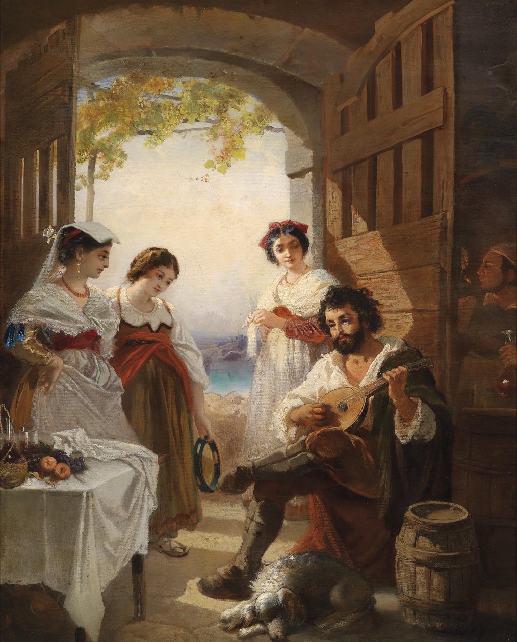 Taverne napolitaine - Anton Romako