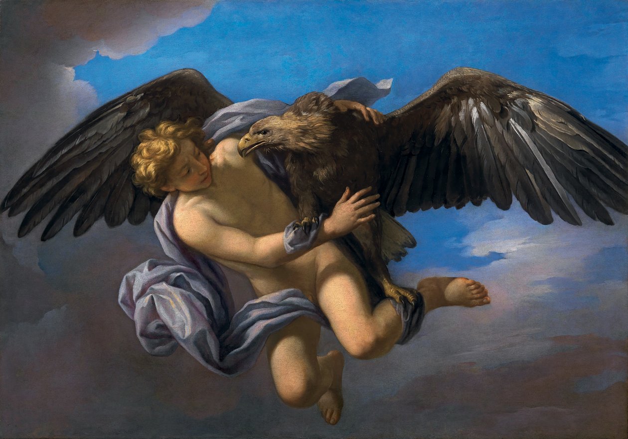 Le Viol de Ganymède, 1700 - Anton Domenico Gabbiani