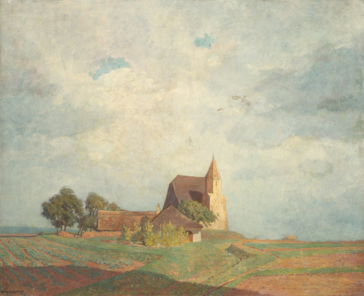 Église en bois près de Säusenstein - Anton Hans Karlinsky