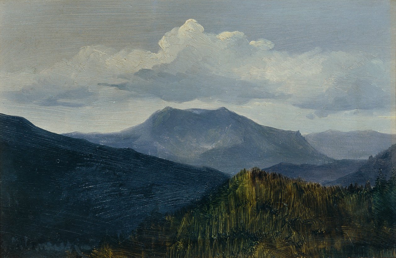 Le Schneeberg près de Gutenstein - Anton Hlavacek