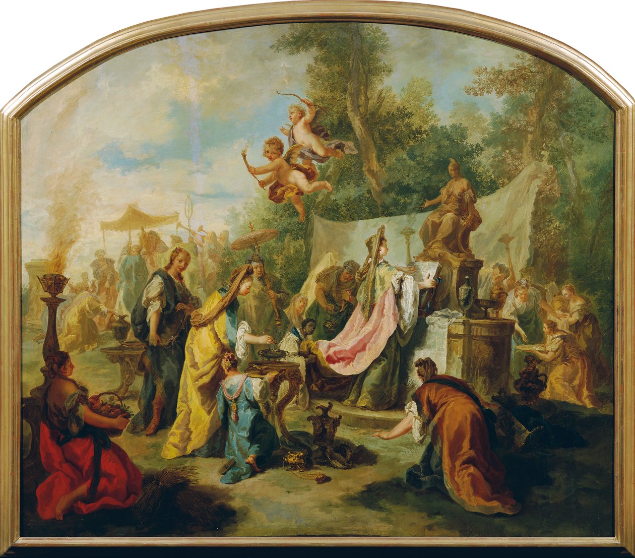 Scène de sacrifice antique - Anton Kern
