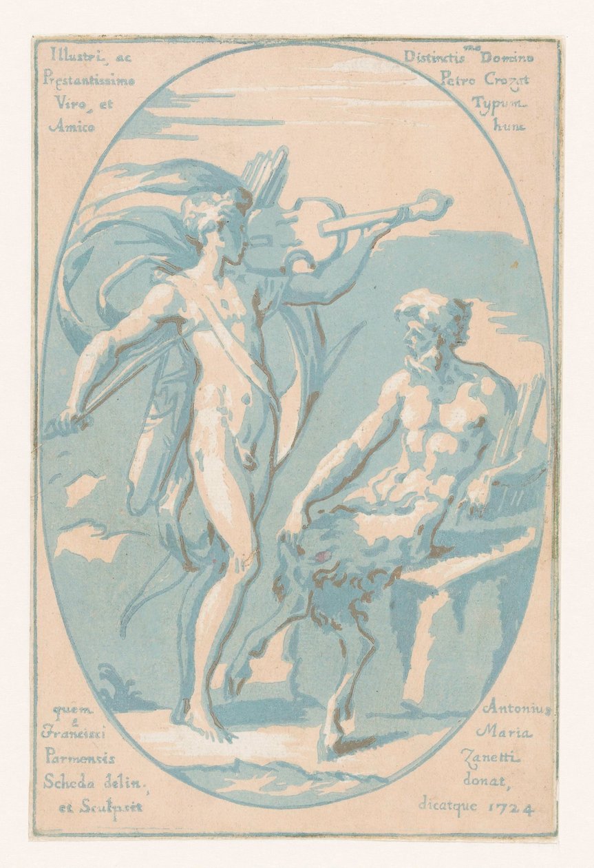 Concours entre Apollon et Marsyas - Anton Maria I Zanetti