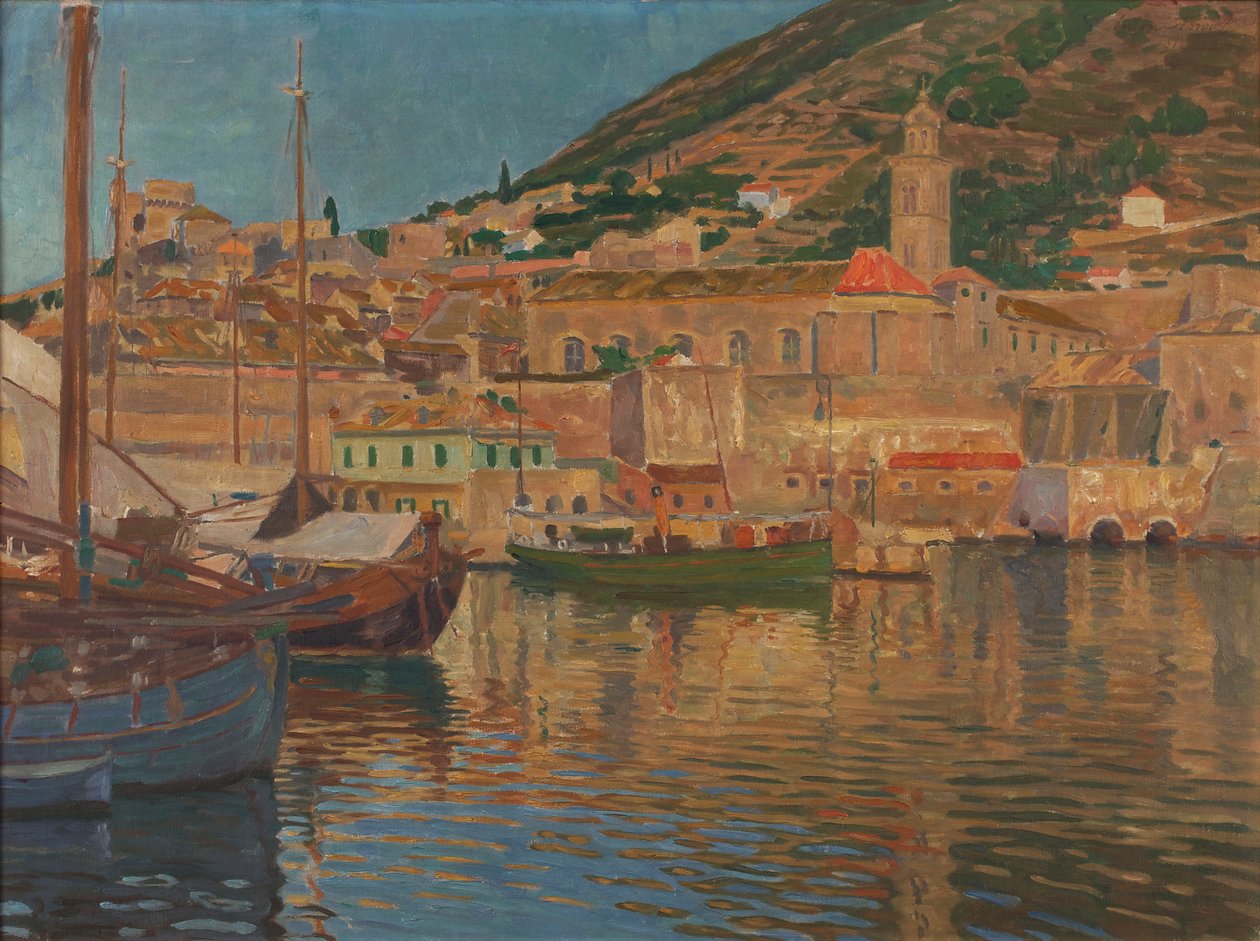 Partie de port à Raguse - Anton Nowak