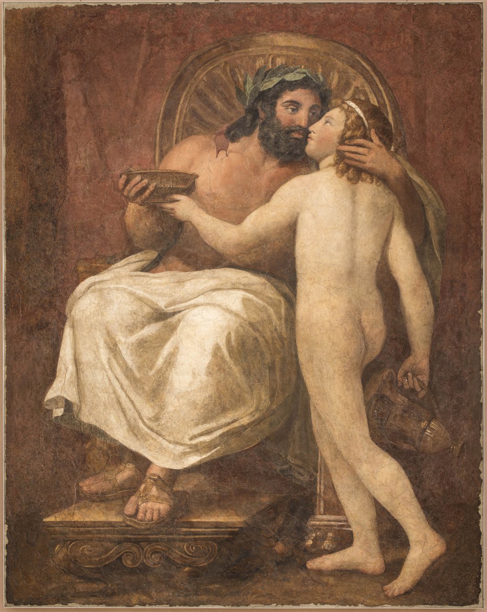 Jupiter embrassant Ganymède, 1759-1760 - Anton Raphael Mengs