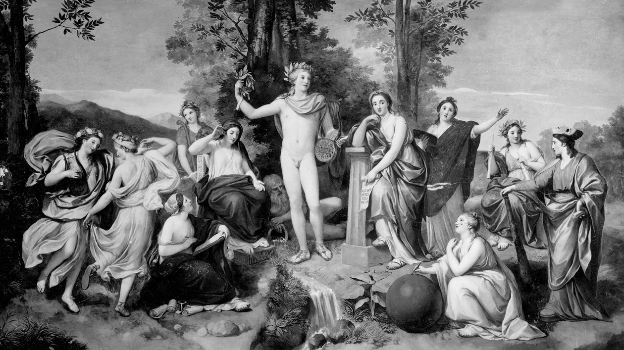Parnasse, 1761 - Anton Raphael Mengs