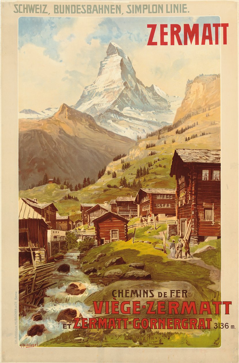 Zermatt, vers 1900 - Anton Reckziegel