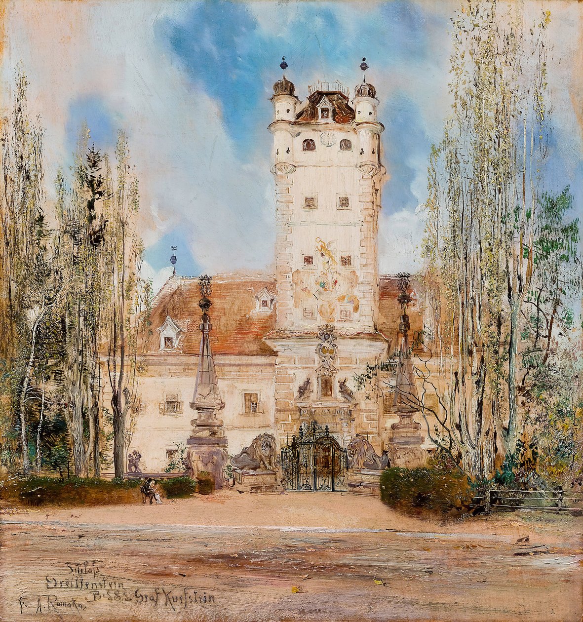 Château de Greillenstein, 1885-1886 - Anton Romako