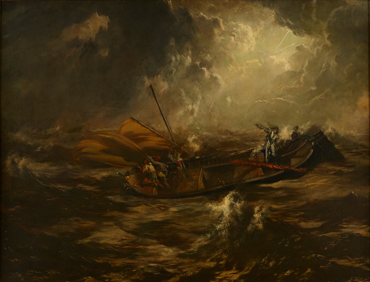 Tempête en mer - Anton Romako