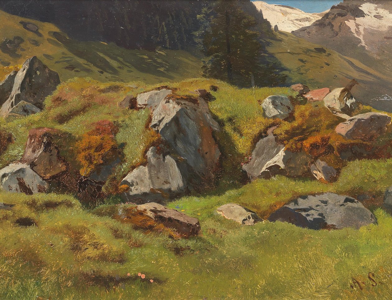 Étude des roches à Ferleiten - Anton Schrodl
