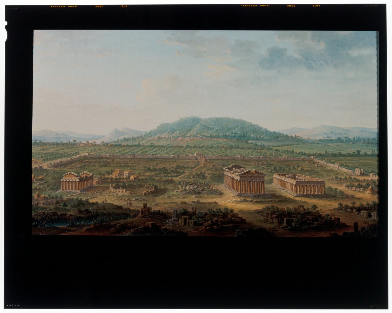 Vue de Paestum - Antonia de dipi Joli