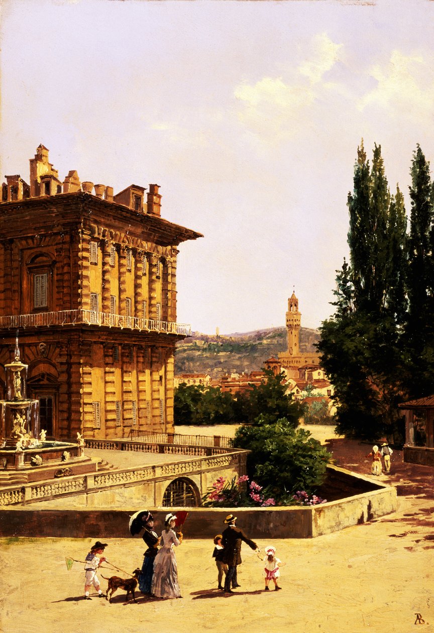 Près du Palais Pitti, Florence - Antonietta Brandeis