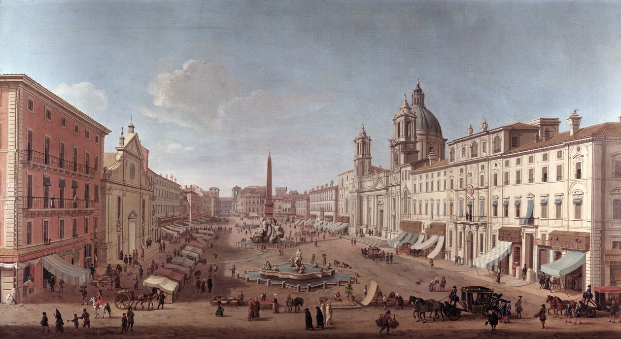 Piazza Navona, Rome - Antonio Joli