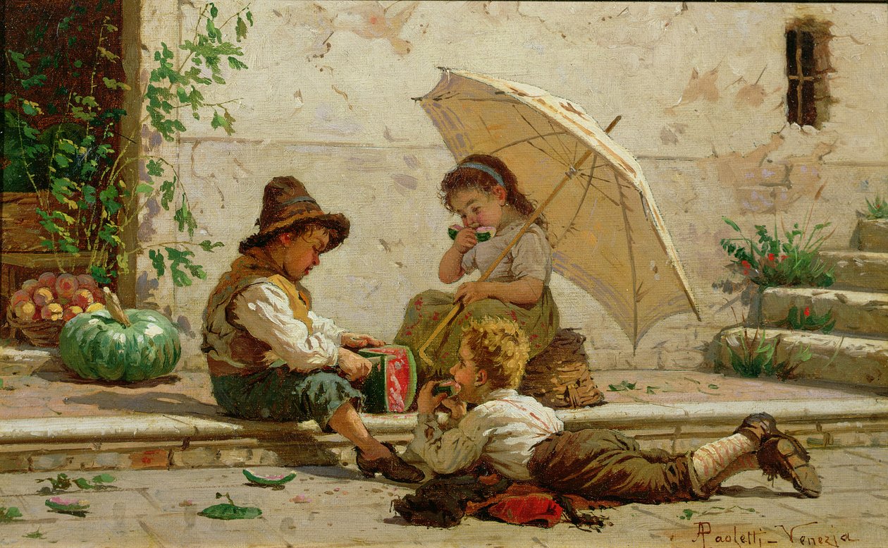 Enfants vénitiens - Antonio Ermolao Paoletti