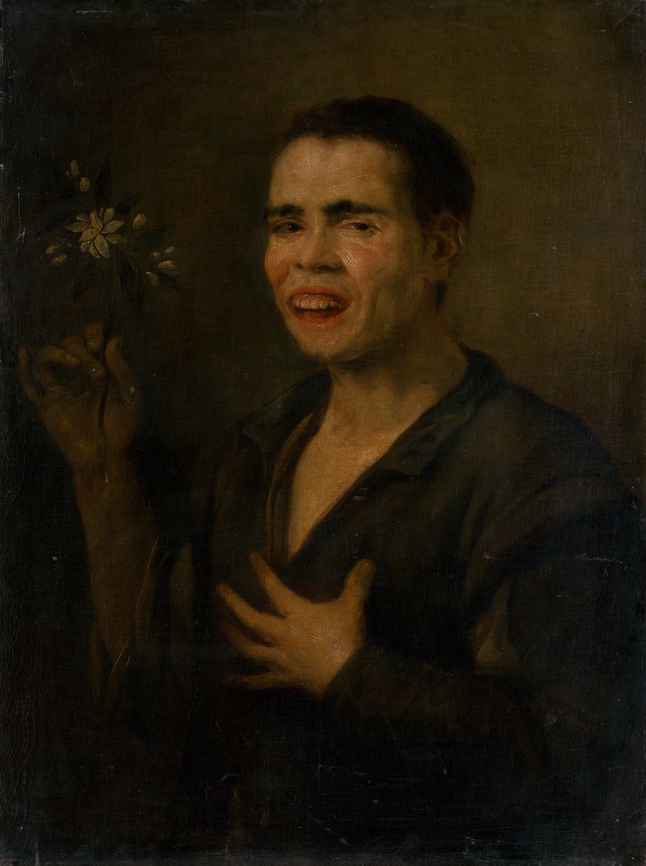 Garçon avec fleur d