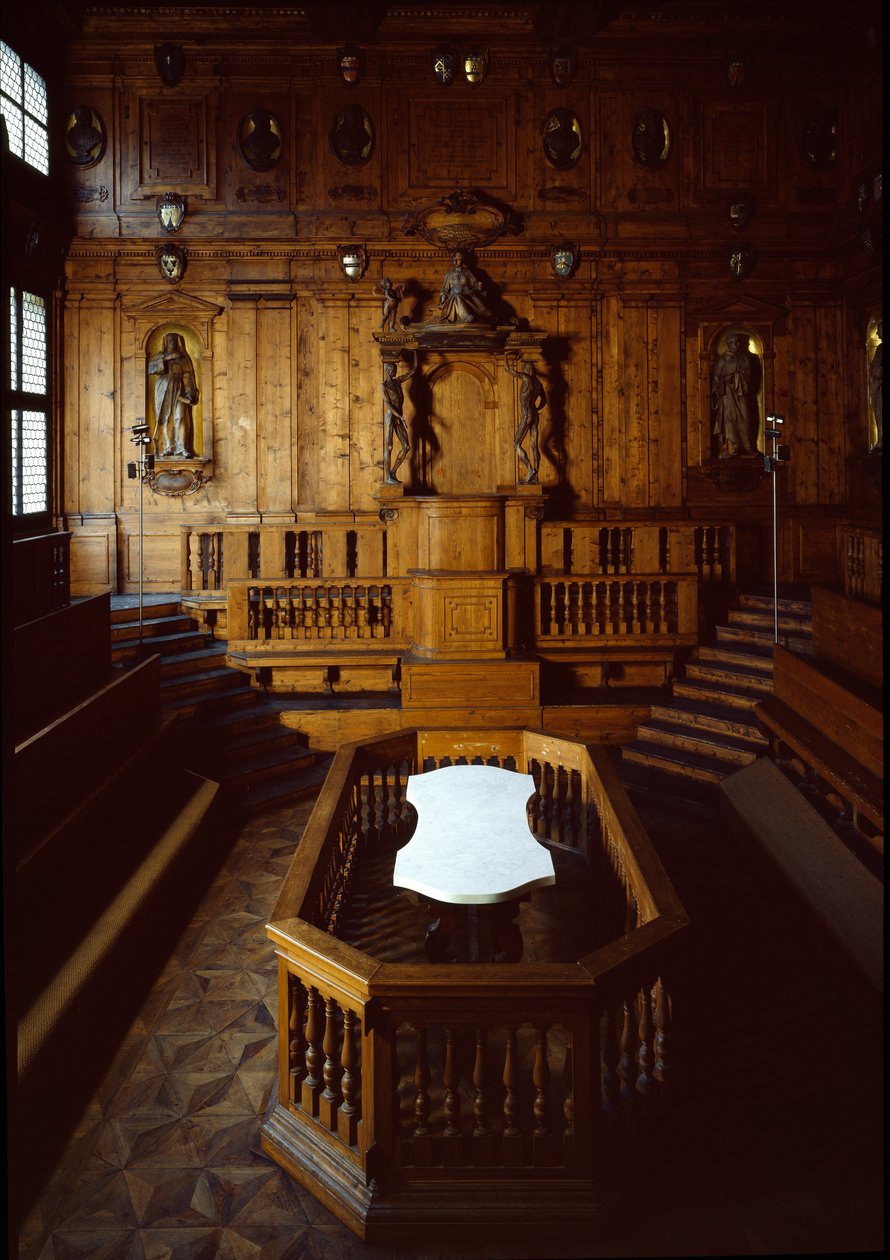 Vue du théâtre anatomique - Antonio (d.1663) Paolucci