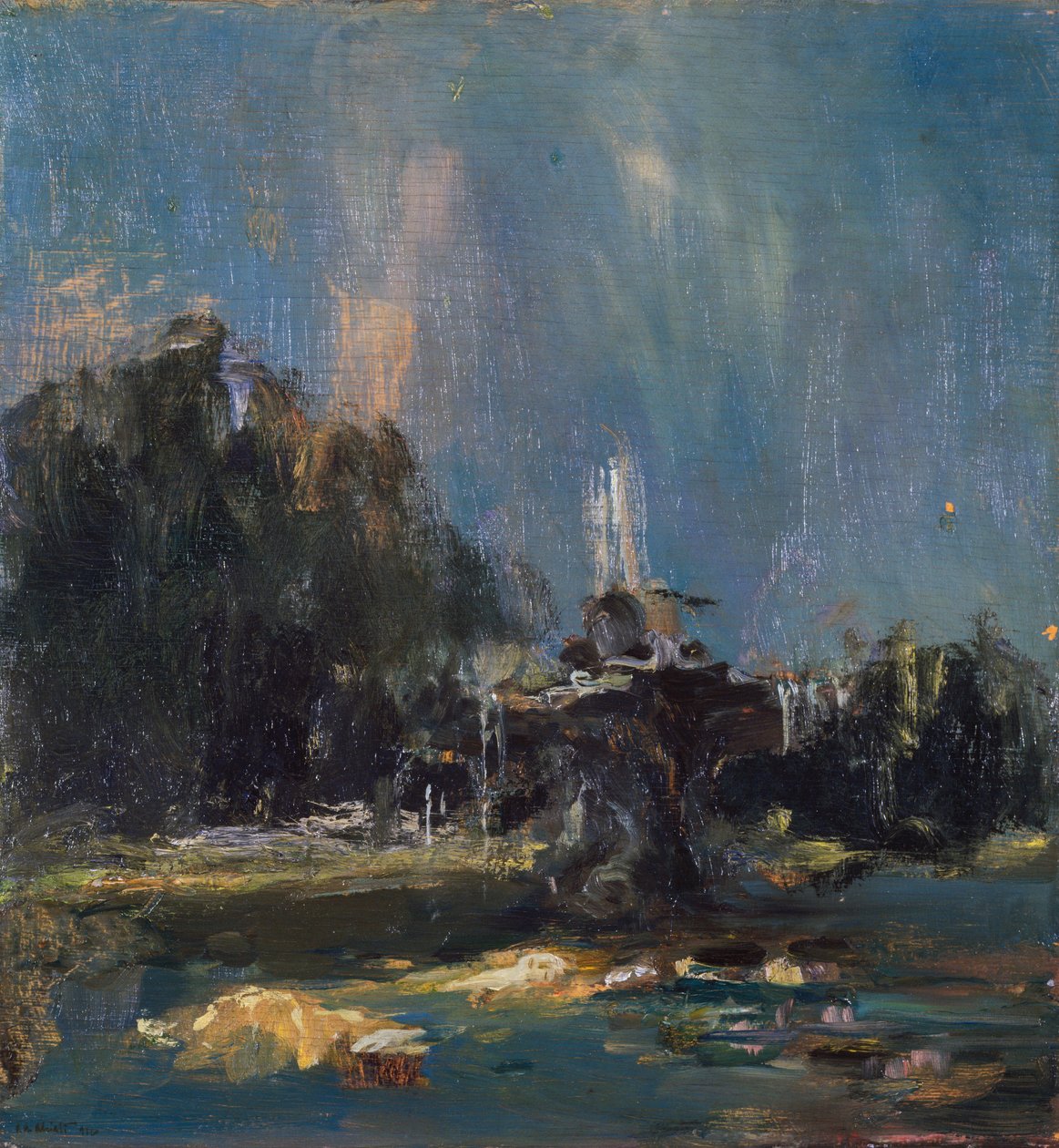 Jardin avec fontaine - Antonio Ambrogio Alciati
