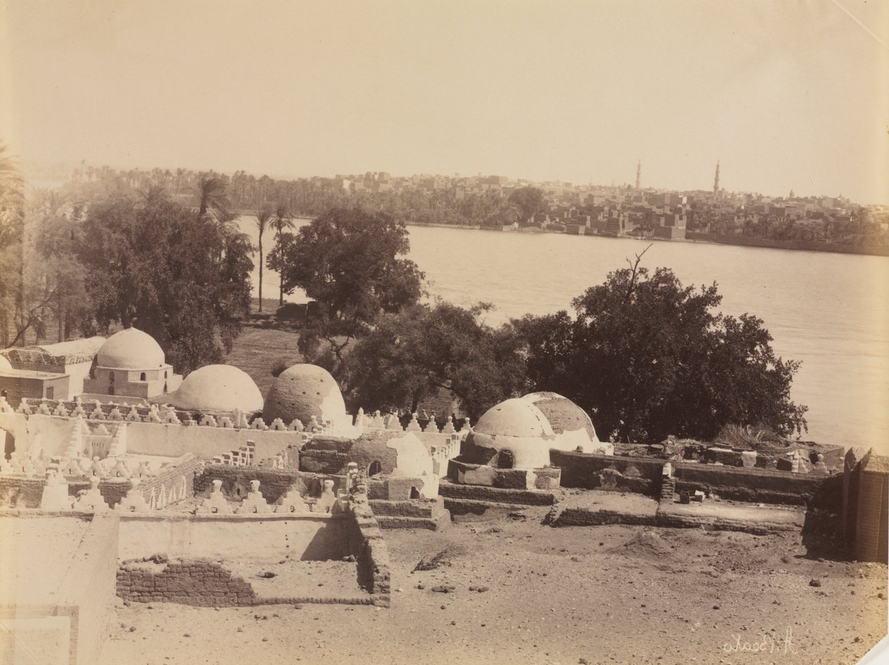 Asyut, Vue de la Montagne - Antonio Beato