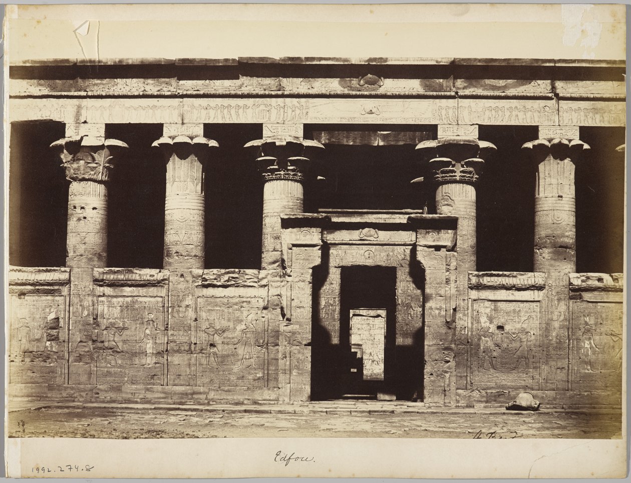 Edfou, Égypte - Antonio Beato