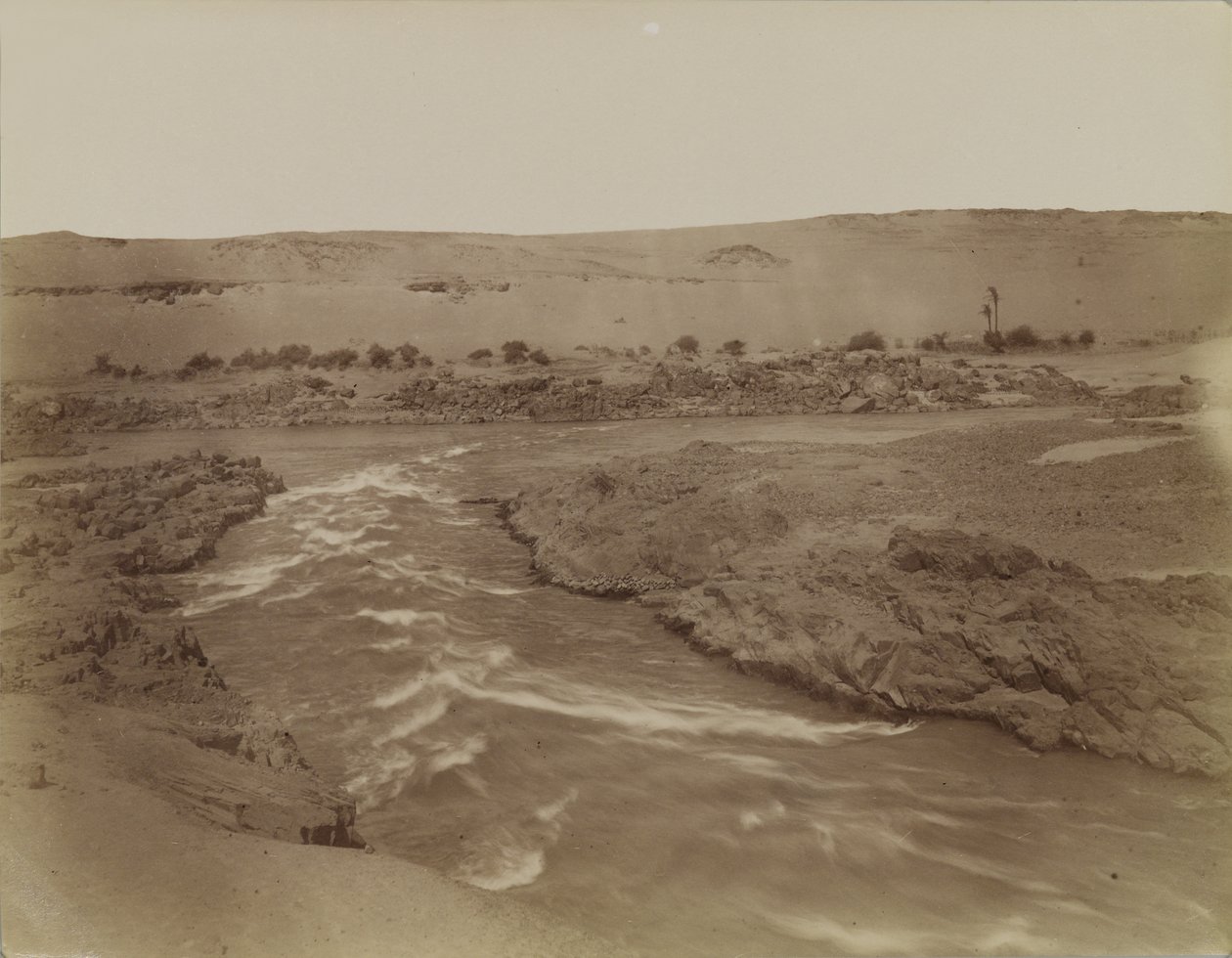Rapides aux cataractes du Nil, Égypte - Antonio Beato