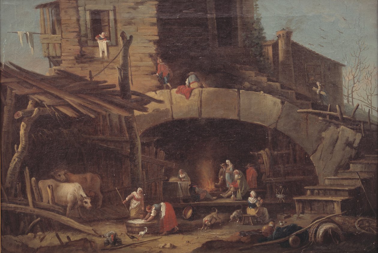 Scène rustique - Antonio Diziani