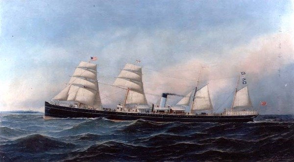 Le navire à vapeur et à voile 