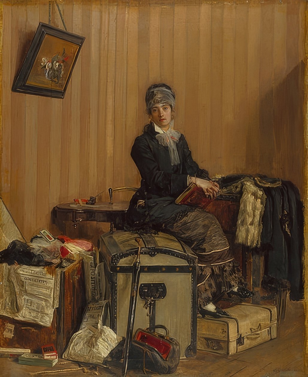 À la douane - Antonio Mancini