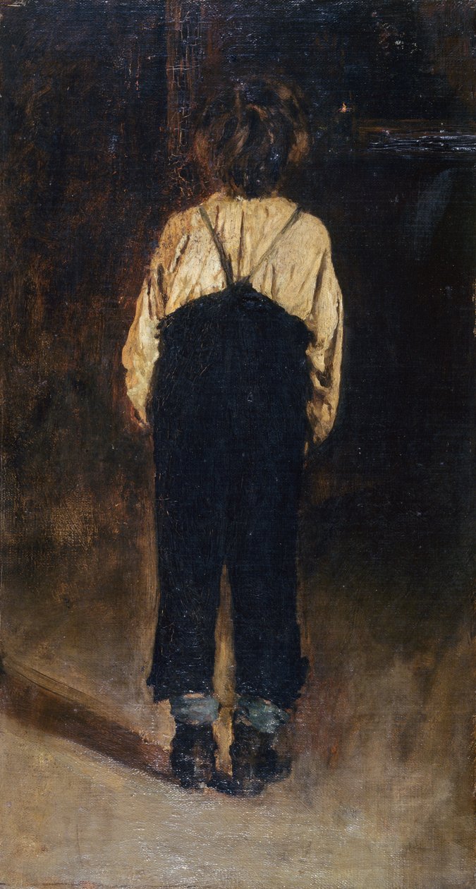 Regardant la Madone - Antonio Mancini