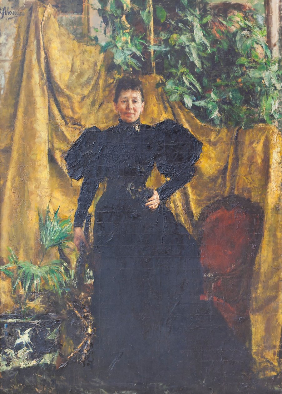 Portrait de Signora Pantaleoni - Antonio Mancini