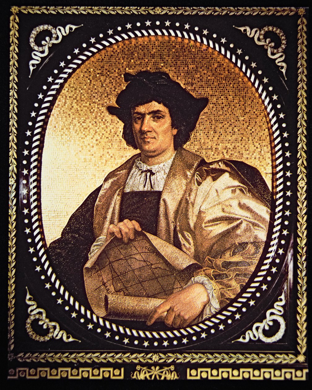 Christophe Colomb (mosaïque) - Antonio Salviati