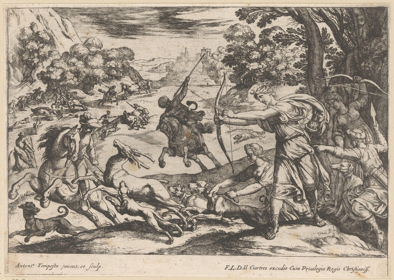Chasse aux cerfs - Antonio Tempesta