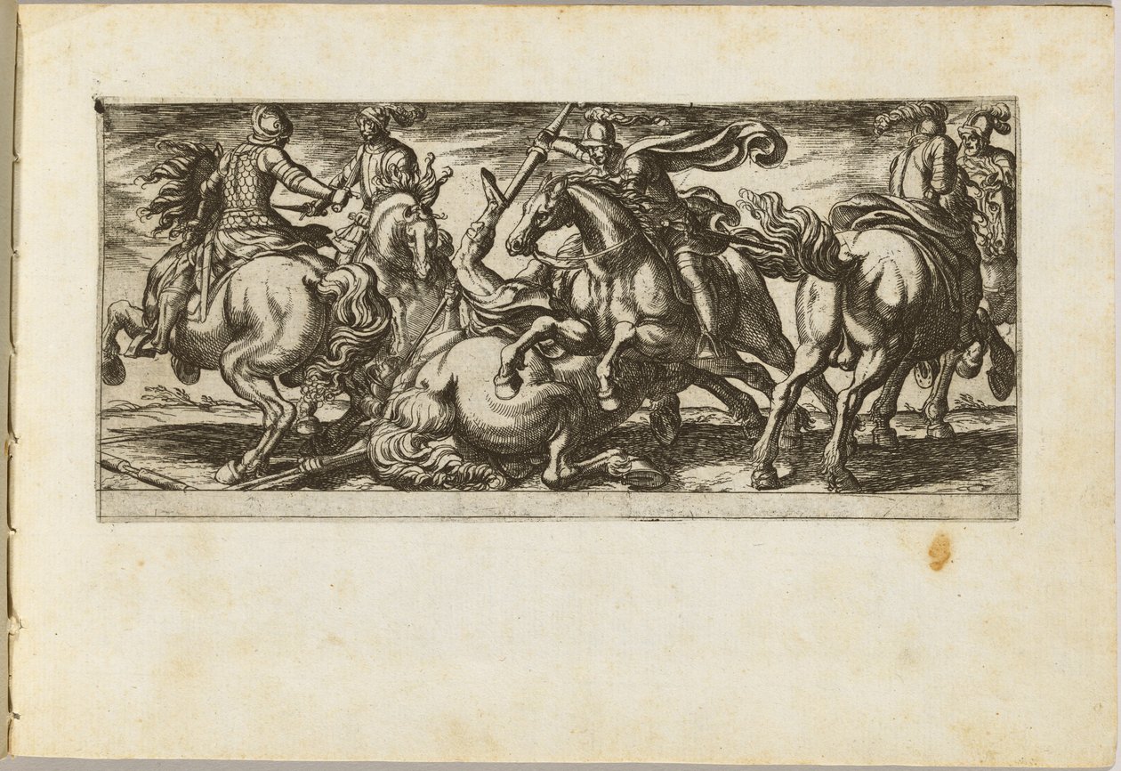 Six cavaliers en combat - Antonio Tempesta