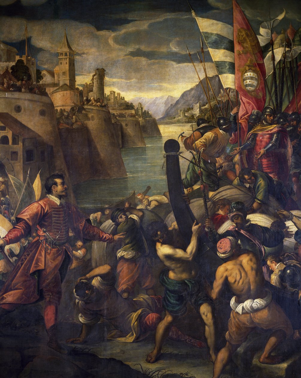 Conquête de Tyr par les Vénitiens et les Croisés - Antonio Vassilacchi