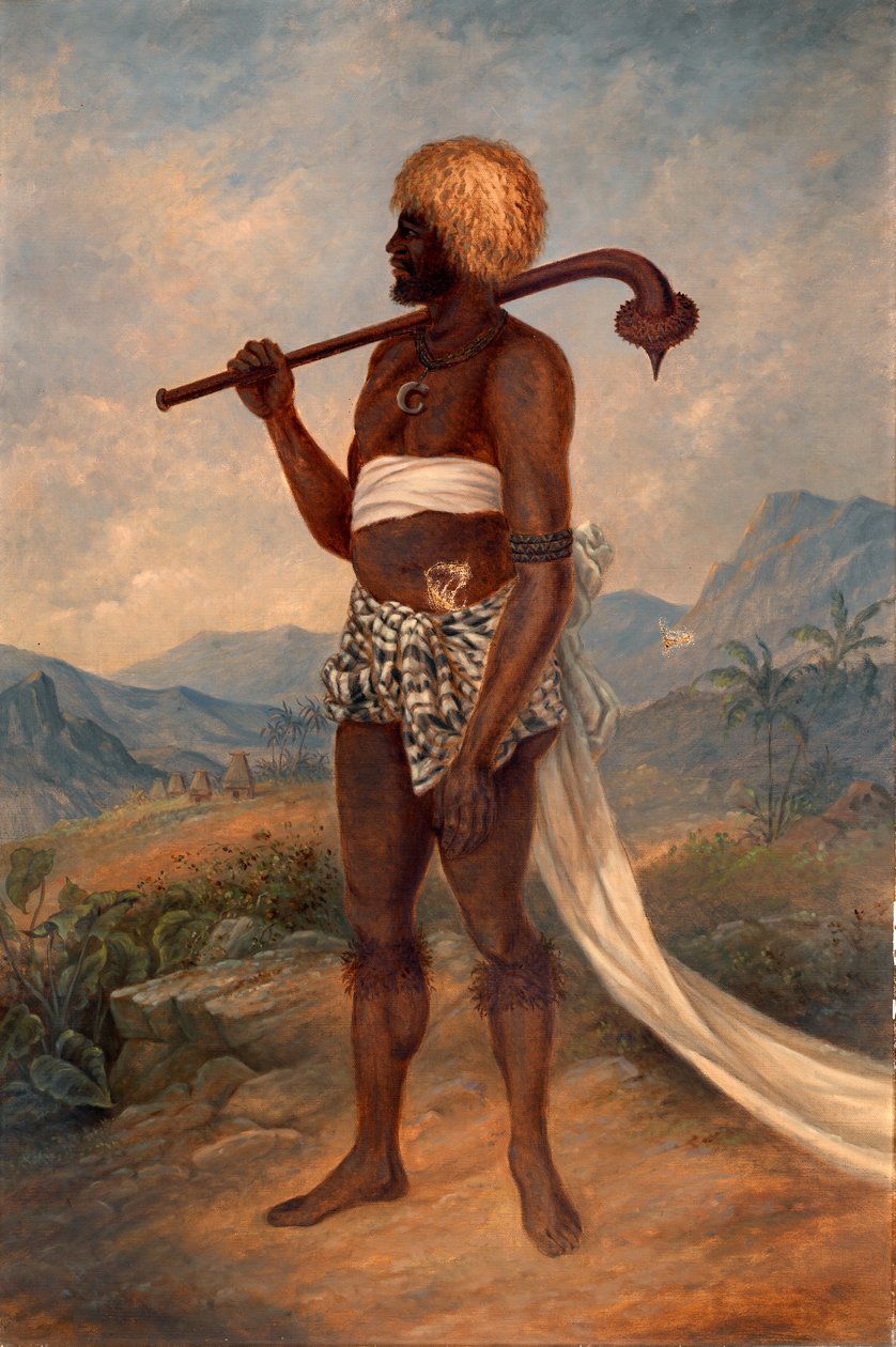 Homme fidjien, ca. 1893 - Antonio Zeno Shindler