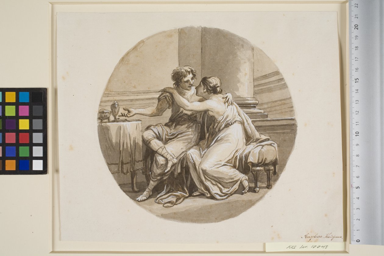 Deux amants dans un intérieur - Antonio Zucchi