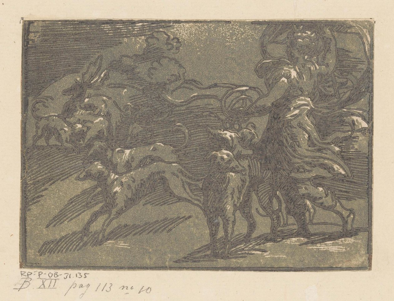 Diane à la chasse - Antonio da Trento (possibly)