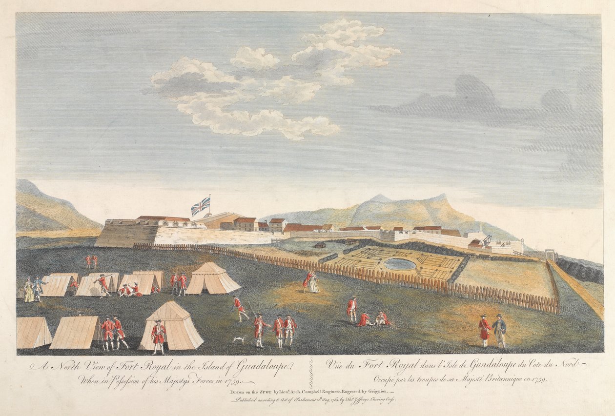 Fort Royal, Guadeloupe, 1759 - Archibald Campbell