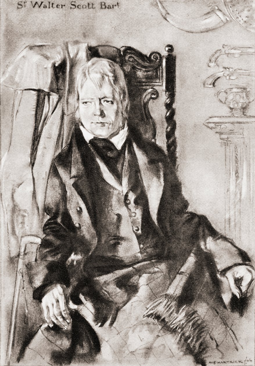Sir Walter Scott - Archibald Standish Hartrick