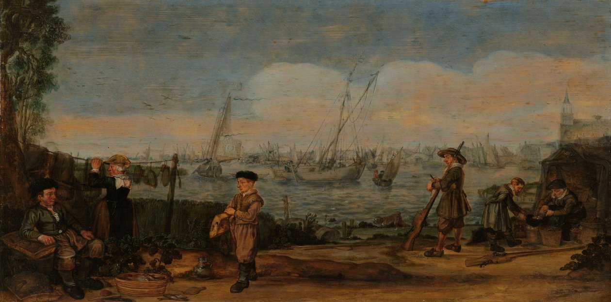 Pêcheurs et chasseurs - Arent Arentsz