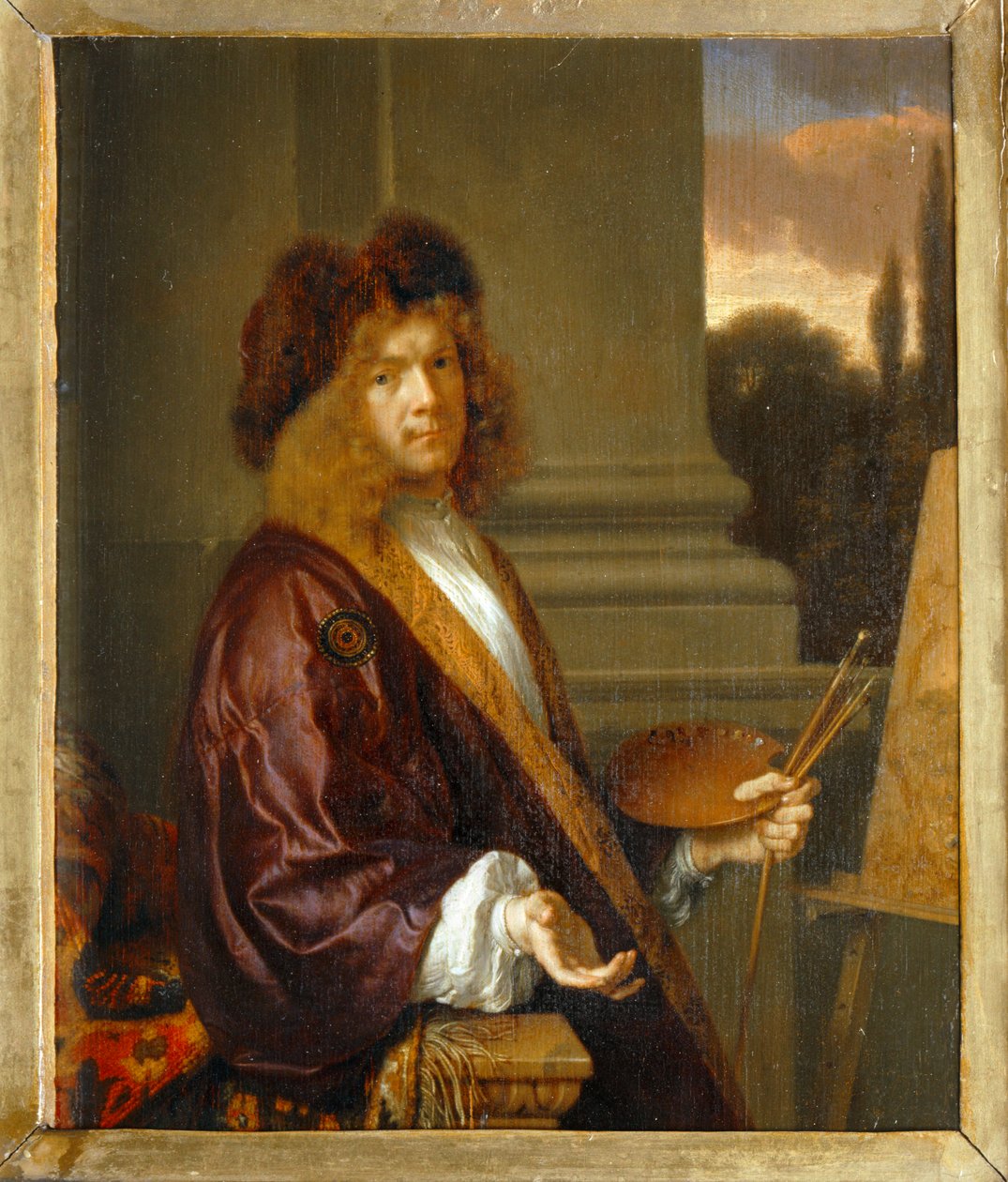 Autoportrait au chevalet … - Arie de Vois