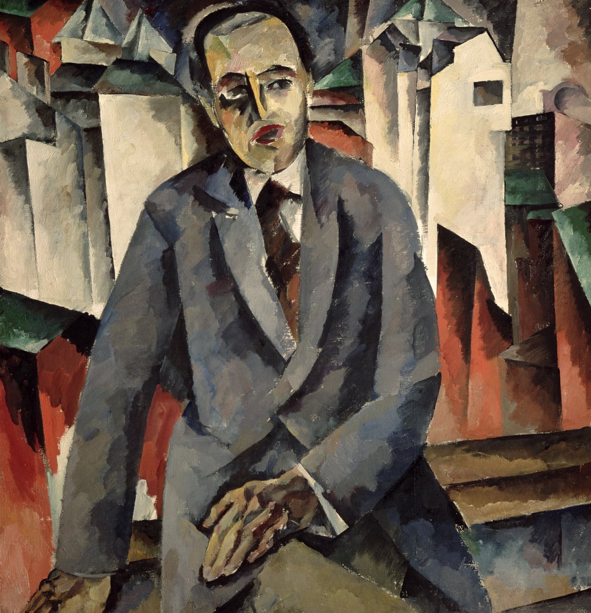 Portrait du régisseur Alexander J. Tairov - Aristarkh Vasilievic Lentulov