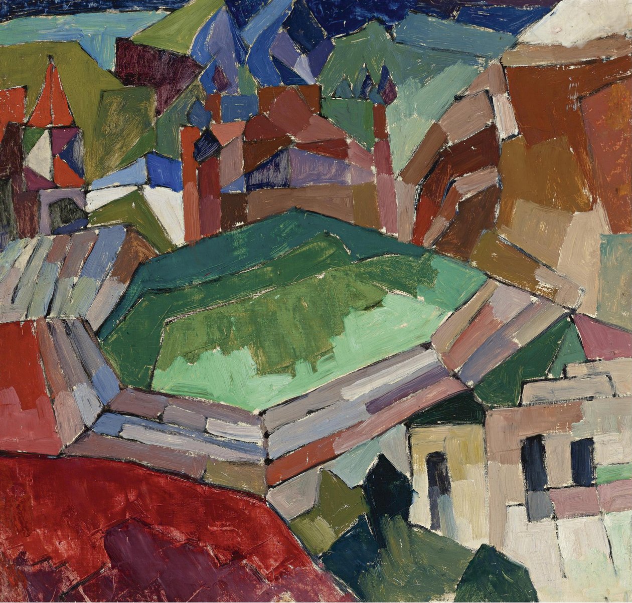 Ville du sud de la Russie, 1914-1916 - Aristarkh Vasilievic Lentulov