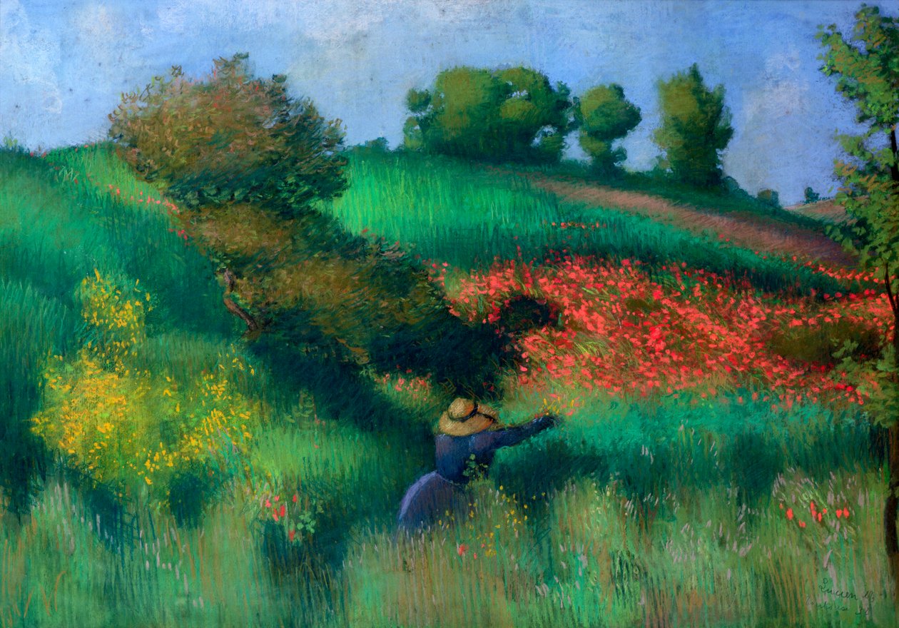 Paysage fleuri - Aristide Maillol