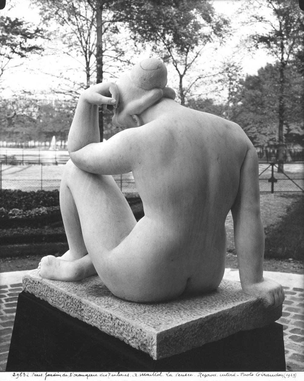 Méditerranée, ou Pensée, vue de dos, 1923 - Aristide Maillol
