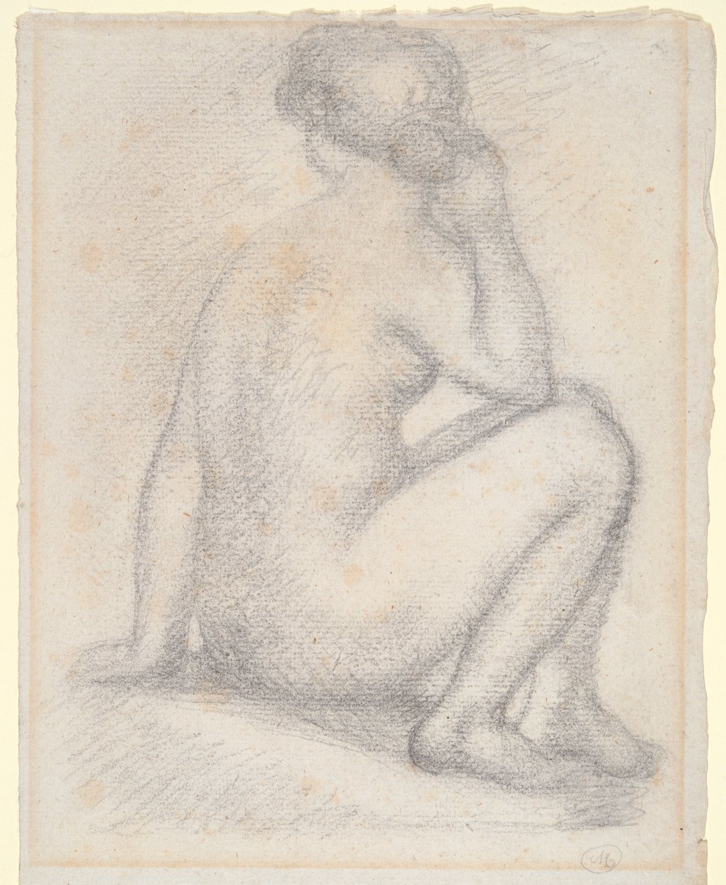 Nu féminin, assis - Aristide Maillol